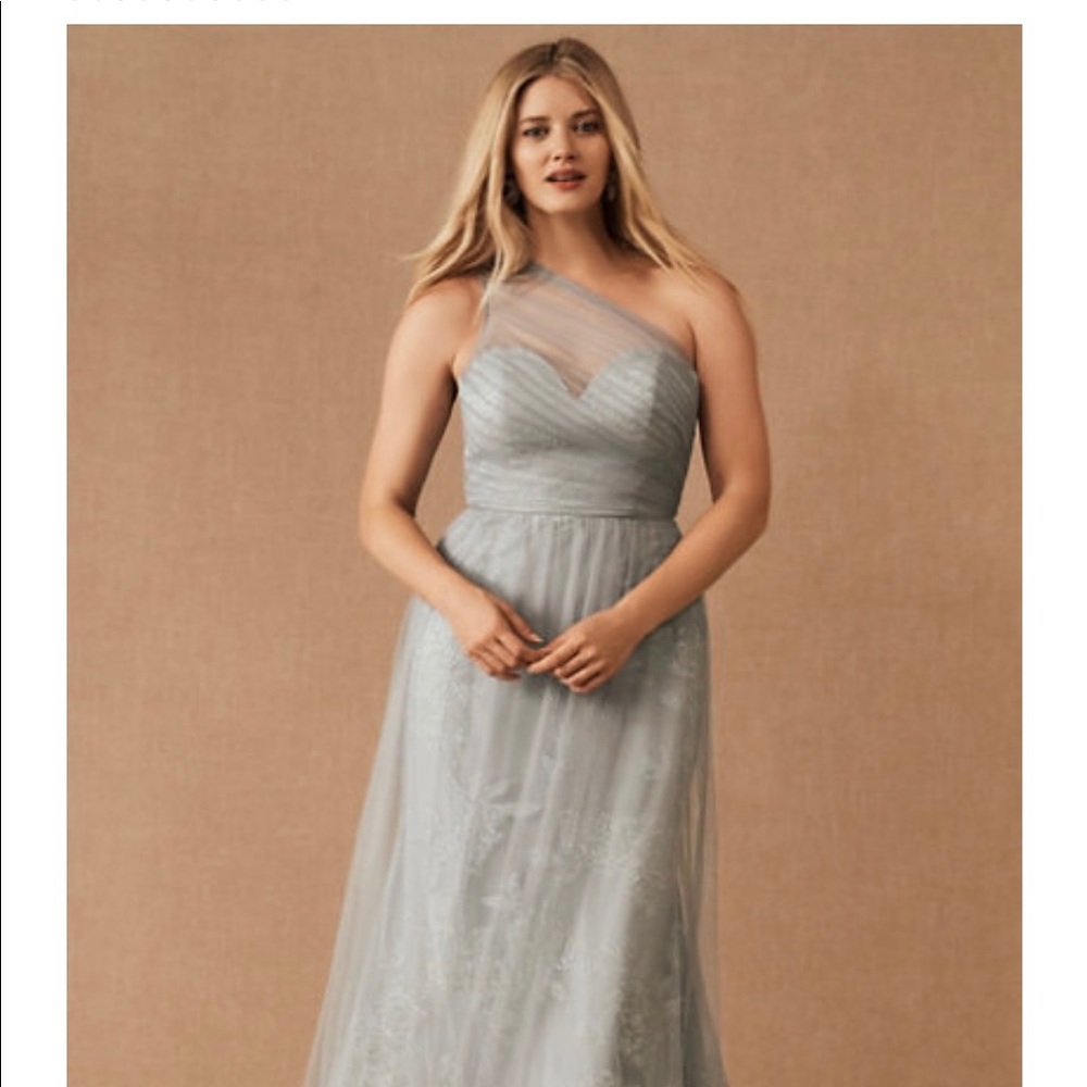 Hayley Paige Grey Phoebe Gown